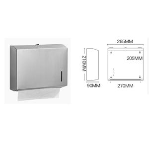 Distributore di carta igienica in <span class=keywords><strong>acciaio</strong></span> inox a <span class=keywords><strong>parete</strong></span> creativo bagno arredamento scatola di tessuto <span class=keywords><strong>porta</strong></span> <span class=keywords><strong>porta</strong></span>-rotolo di carta con serratura - Product Image 6