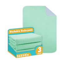 Mikrofaser Wiederverwendbare Bettnässungs- und Inkontinenzunterlagen mit Hoher Saugfähigkeit, Weiche Waschbare Unterlagen, Kinder-Pinkelpads als Windel-Alternative