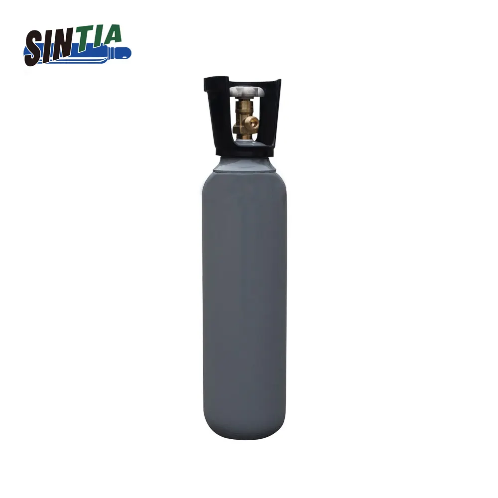 Garrafa de oxigênio de alta pressão personalizada, fábrica, 8l, aço, sem costura, co2, cilindros para uso médico