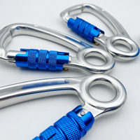 Mousqueton d'escalade automatique 30kN, clip pivotant en aluminium, crochet à ressort pour l'escalade en montagne et la sécurité en sauvetage, connecteur SGM7120TN