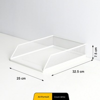 Plateau de rangement multi-niveaux en métal A4, empilable, avec boîtes de rangement de bureau et porte-stylos – Meilleures ventes