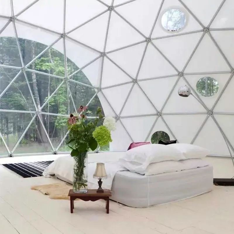 20ft Glamping Dome House Geodesic Tent Clear PVC Outdoor Garden Igloo For Sale