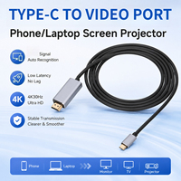 Cable USB-C de 2m, 4K 30Hz, con Trenzado de Cobre Estañado, OEM, para Cámara, Teléfono, Tableta y MacBook Pro