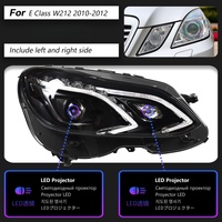 Applicable aux modèles Mercedes-Benz W212E 2010-2015 avec feux de jour LED mis à jour, clignotants, phares avant 12V 6000 lumens