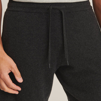 Ensemble pull et short en cachemire personnalisés Pantalon chaud tricoté décontracté d'automne pour hommes
