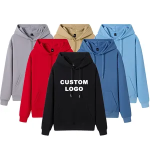 High Quality Cotton Warm Pullover Cotton Pullover Warm Wholesale Men Custom Printing Embroidery Logo Hoodies
