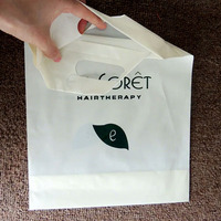 Sac à main pour magasin de vêtements - Sac en PE pour le shopping - Sac en plastique renforcé double couche - LOGO personnalisable