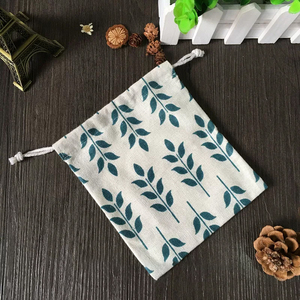 Bolsa de Algodón con Cordón Personalizada, Impresa con Logotipos, para Regalos, Almacenamiento de Dulces, Embalaje Personalizado - Product Image 3