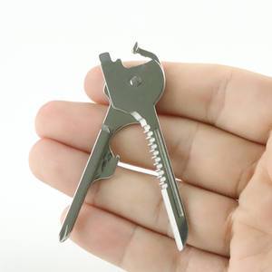 आउटडोर स्टेनलेस स्टील ईडीसी 1 Utili-कुंजी अंगूठी श्रृंखला में 6 जेब कटर पेचकश बहु उपकरण कैम्पिंग जीवन रक्षा किट - Product Image 4