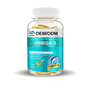 น้ำมัน<span class=keywords><strong>ปลา</strong></span>ซอฟเจล1000มก. สำหรับเสริมหัวใจสมองและภูมิคุ้มกัน - Product Image 1