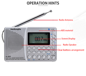 Mini Pocket Retro Design Radio Portable sans fil AM/<span class=keywords><strong>FM</strong></span> & WB Lecteur MP3 pour la marche en salle de sport - Product Image 3