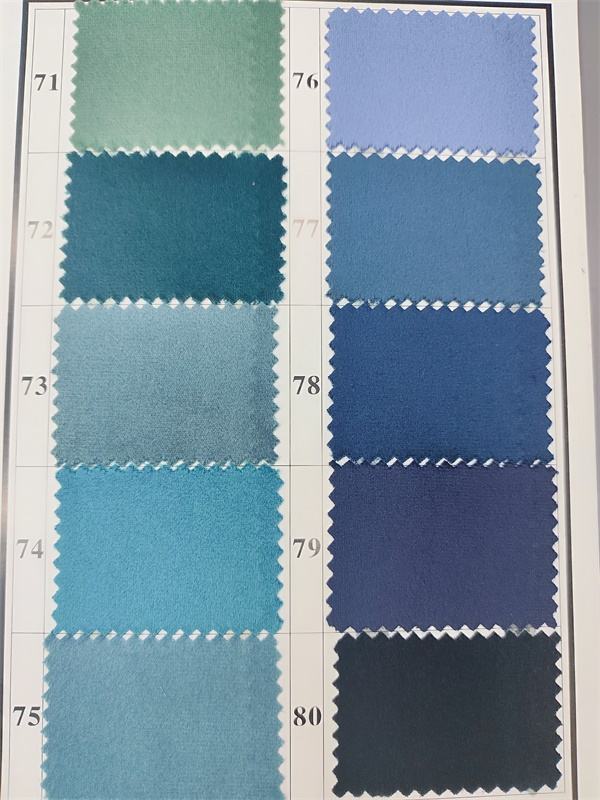 Plain Holland Velvet Colour Card(Matte Feel)