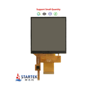 Layar Sentuh Kapasitif LCD Persegi 4 Inci dengan Resolusi 480*480 Antarmuka RGB Teknologi IPS Layar TFT