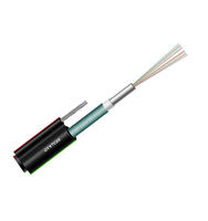 Câble à fibre optique monomode DEKAM GYXTC8S blindé en fil d'acier, autoportant, en forme de 8, avec gaine PE, 2 km, pour les Philippines