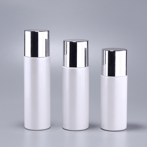Heypack marca fábrica de fabricación al por mayor personalizado PET cosméticos cuidado de la piel producto botella con tapa de plata tóner - Product Image 1