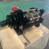 Treuil hydraulique de 10 tonnes à prix d'usine, très vendu, avec câble métallique, robuste, avec embrayage pneumatique pour camions de transport de voitures