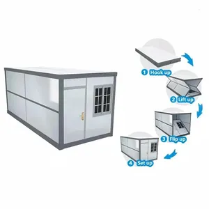 Casa Contenedor Inteligente Expandible de 20 pies, Casa Modular Prefabricada, Mini Casa de Dos Dormitorios, Cabaña Portátil de Lujo para Uso Global - Product Image 4