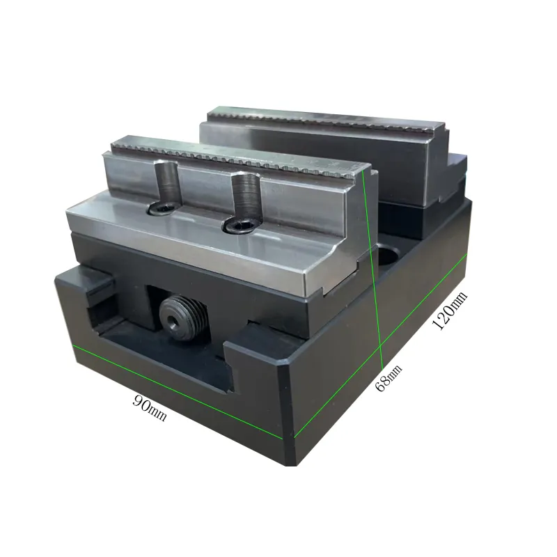 Pinça de processamento mecânica CNC de cinco eixos, braçadeira de bancada autocentrada, dispositivo de travamento central da peça de trabalho