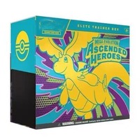Lot de 10 boîtes de cartes Pokémon authentiques version américaine, Boîte d'Entraînement d'Élite (ETB) PTCG Mega Evolution Ascended Heroes, Anime, Vente en gros pour diffusion en direct
