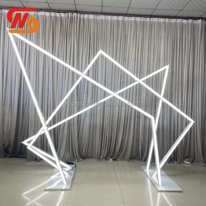 SMOOTH Large Led Light <b>Wedding</b> Stage <b>Backdrop</b> Entrance Tunnel Path Light Arch for Party Event Decor - Product Image 3