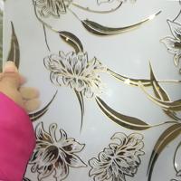 Huajinge kaca Titanium Modern gaya dekorasi Interior datar dekoratif untuk kamar tidur makan rumah kantor pintu masuk penggunaan eksterior