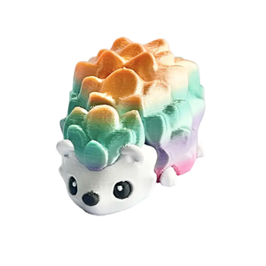 Modèle de jouet pour enfants unisexe imprimé en 3D, hérisson créatif articulé, décoration mobile, animalier tendance en PLA, pour les 7-12 mois - Product Image 1