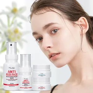 Gesichts behandlungs set Brighten Hydrate Vegan Parabe nfrei Anti-Rötung creme Sensitive Skin Redness Relief Skin Care Set