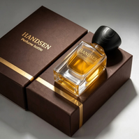 Flacon de parfum élégant 30ml 50ml 100ml, forme carrée, bouchon noir, conteneur de parfum vide, logo personnalisé, fournisseur d'emballages de parfum OEM