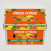 Kartonnen verzenddozen voor groenten en fruit, stevig, opvouwbaar, voor landbouwproducten