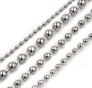 Chaîne de boules en perles, vente en gros, nouveau design, pour la fabrication de colliers de bijoux