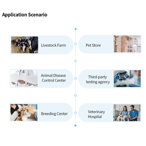 Estación de trabajo de detección de ácido nucleico completamente automática, analizador veterinario de PCR, sistema de analizador veterinario seco - Product Image 5