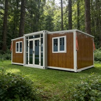 Maison Modulaire Compacte en Promotion : 2 ou 3 Chambres, Maison Préfabriquée Mobile, Conteneur Extensible de 20, 30 ou 40 pieds