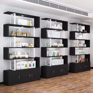 Mueble de Almacenamiento de Madera en Oferta, Estantería para Libros, Exhibidor para Salón de Belleza, Peluquería, Gimnasio, Dormitorio, Comedor, Baño - Product Image 1