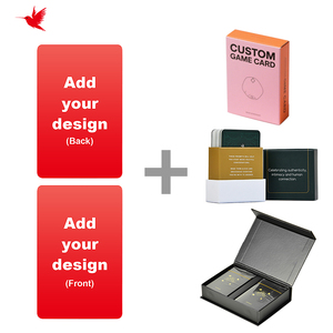 Cá nhân hoá tùy chỉnh thẻ boong in phía trước và trở lại khẳng định thẻ in thẻ trò chơi để chơi thẻ và Hội Đồng Quản trị trò chơi với hộp - Product Image 1