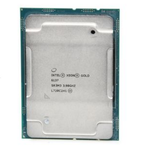 ซีพียูมือสอง Gold 6137 8-Core 3.90 GHz (4.10 GHz Turbo), แคช 24.75 MB, ซ็อกเก็ต 3647 (S4S), <span class=keywords><strong>TDP</strong></span> 205 วัตต์ - SR3M3 - Product Image 1