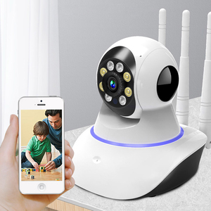Venta caliente <span class=keywords><strong>V380</strong></span> IP Robot CCTV Cámara para Smart Home Security 1080P Mini 3 Antenas Audio bidireccional CMOS para bebé Nube interior - Product Image 3
