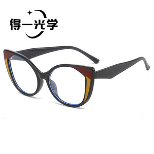 แว่นตา De Yi Optics ทรงแคทอาย กรอบเต็ม ป้องกันแสงสีฟ้า แฟชั่นสำหรับผู้หญิง เลนส์ PC - Product Image 2