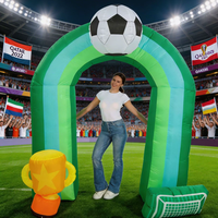 Arche gonflable sur le thème du football pour événements sportifs en plein air, décoration d'ambiance, compétition, activité, modèle gonflable