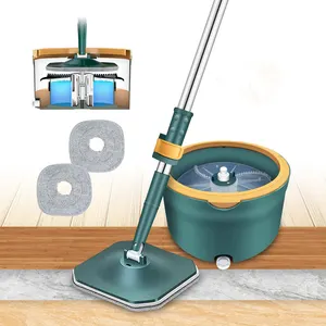 Billy Easy Wring Mop for Floor Cleaning Spin Mop and Bucket With Wringer Set