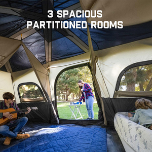 <span class=keywords><strong>Tente</strong></span> portable coupe-vent HOMFUL pour le camping en plein air |   Installation facile et flux d'air supérieur - Product Image 2