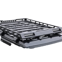 TELLIKA suzuki jimny galerie de toit porte-bagages Cargo porte-bagages panier boîte de transport en métal avec Kit d'éclairage LED pour Suzuki Jimny JB74