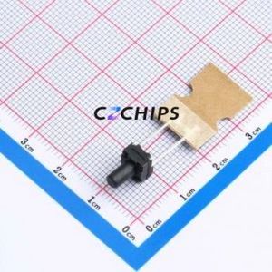 TSX06121-095B333DA-L2000 Tactile Switch Through hole,6.1x6.1mm Switch Single Pole Single Throw Round Button 1.8N 6.1mm - Product Image 1