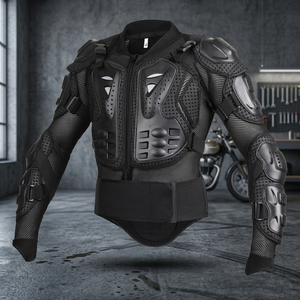 Unisex Breathable Plus Size <b>Summer</b> <b>Motorcycle</b> Racing Motocross <b>Jacket</b> with Body Armor Protection Nylon PE Material - Product Image 3