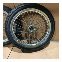 Roues Supermoto Surron Light Bee 2, 17 pouces, jantes en alliage CNC 7116 T6 avec pneus CST Road Slick pour la conduite sur route