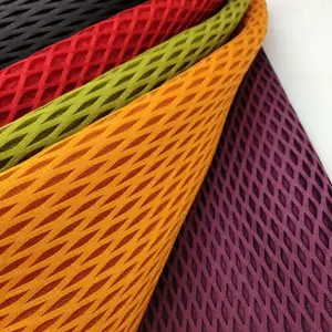Recycled 100% Polyester Cooling mat Material Knitting 3D Spacer Air Mesh Fabric