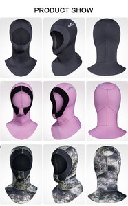 Gorro de Buceo de Neopreno de 2.5mm, Protección Contra Medusas, Cálido para Snorkel, Gorro de Invierno para Natación, Traje de Neopreno, Secado Rápido, Ajustable - Product Image 4