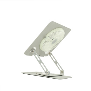 Support pour ordinateur portable en acier et silicone, avec ventilateur RGB pivotant, hauteur réglable, rotation à 360 degrés, ergonomique, vente en gros, nouveauté - Product Image 3