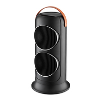 Chauffage numérique PTC 2400W en plastique avec double sortie d'air, ventilation, tour intelligente portable autoportante, télécommande et contrôle par application