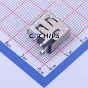 906-252A1021D10200 <b>USB</b> <b>Connector</b> Through hole Component (THT) <b>Connector</b> Type-A <b>USB</b> 2.0 Female Side Insert - Product Image 2