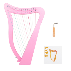 Hot bán kẹo Màu sắc Lyre 15 dây Nàng tiên cá đại dương Irish đàn hạc Gỗ đàn Piano chuyên nghiệp - Product Image 1